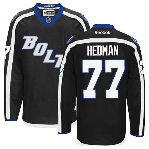 Victor Hedman Tampa Bay Lightning black Third jersey