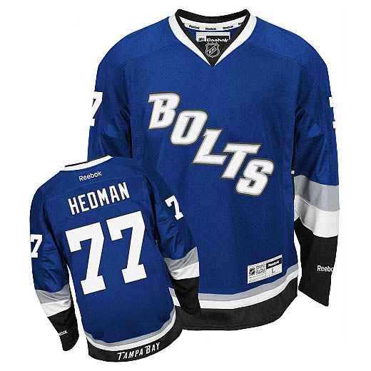 Victor Hedman Tampa Bay Lightning blue Third jersey