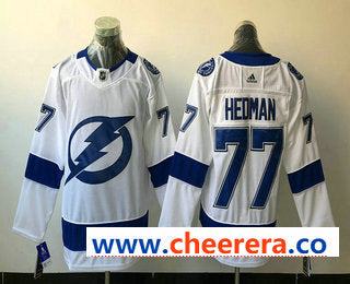 Victor Hedman Tampa Bay Lightning white jersey