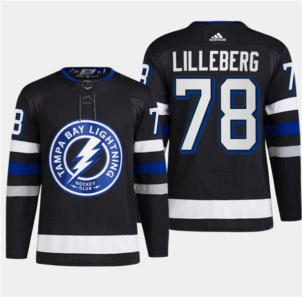 Emil Martinsen Lilleberg Tampa Bay Lightning black Stadium Series jersey