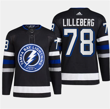 Emil Martinsen Lilleberg Tampa Bay Lightning black Stadium Series jersey