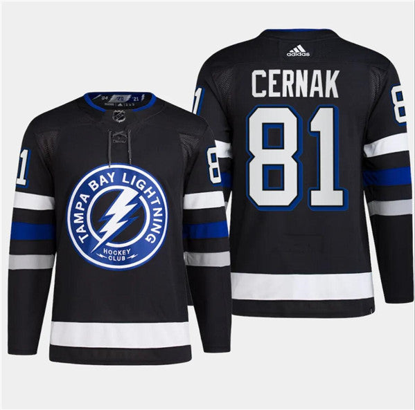 Erik Cernak Tampa Bay Lightning black Stadium Series jersey
