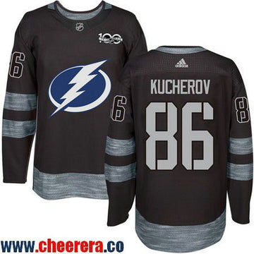 Nikita Kucherov Tampa Bay Lightning black jersey