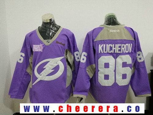 Nikita Kucherov Tampa Bay Lightning purple jersey