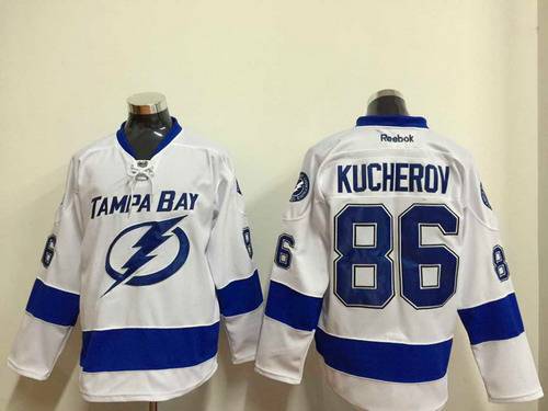 Nikita Kucherov Tampa Bay Lightning white jersey