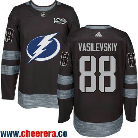 Andrei Vasilevskiy Tampa Bay Lightning black jersey