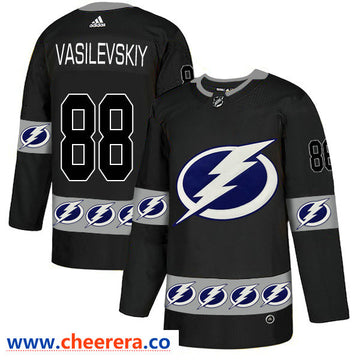 Andrei Vasilevskiy Tampa Bay Lightning black Fashion jersey