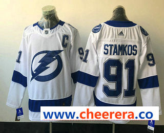 Steven Stamkos Tampa Bay Lightning white jersey