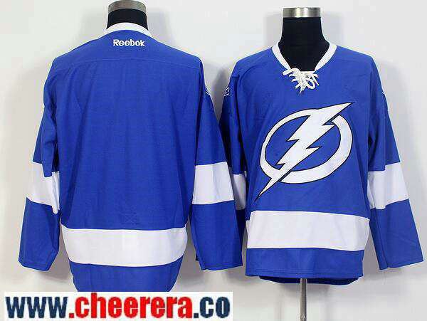 Blank Royal Tampa Bay Lightning blue Home jersey