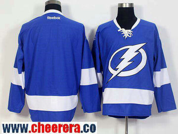 Blank Royal Tampa Bay Lightning blue Home jersey