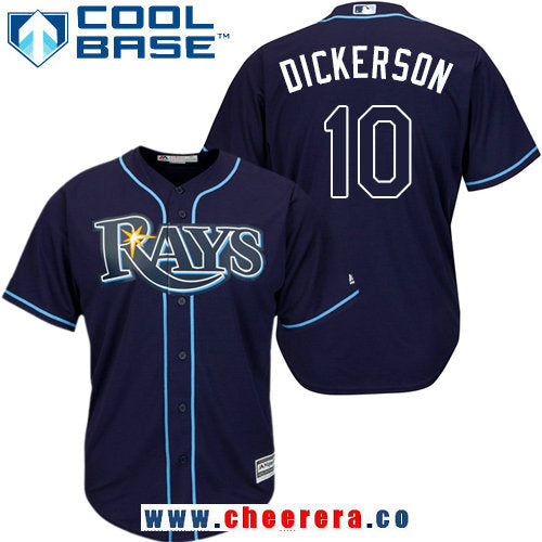 Corey Dickerson Tampa Bay Rays navy Alternate jersey