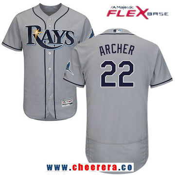 Chris Archer Tampa Bay Rays gray Road jersey