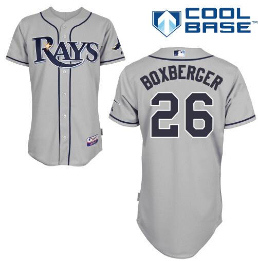 Brad Boxberger Tampa Bay Rays gray jersey