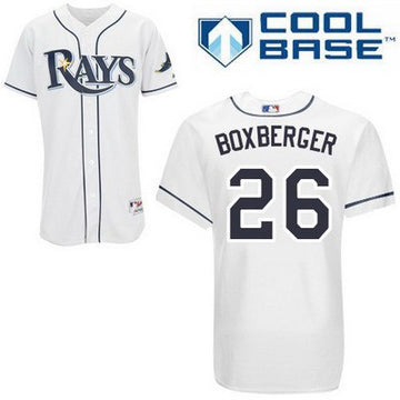 Brad Boxberger Tampa Bay Rays white jersey