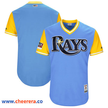 Majestic Tampa Bay Rays blue-yellow Authentic jersey