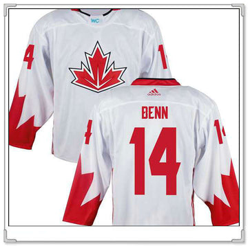 Jamie Benn Team Canada white Game jersey