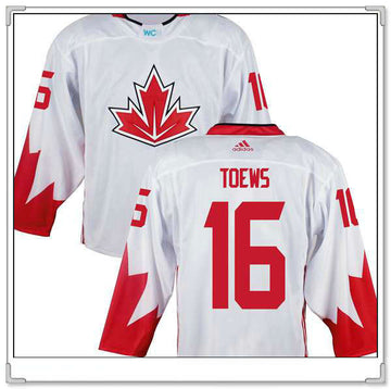Jonathan Toews Team Canada white Game jersey