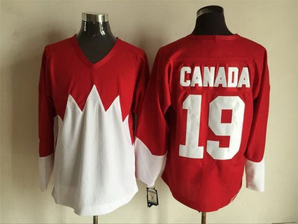 Team Canada red Throwback jersey