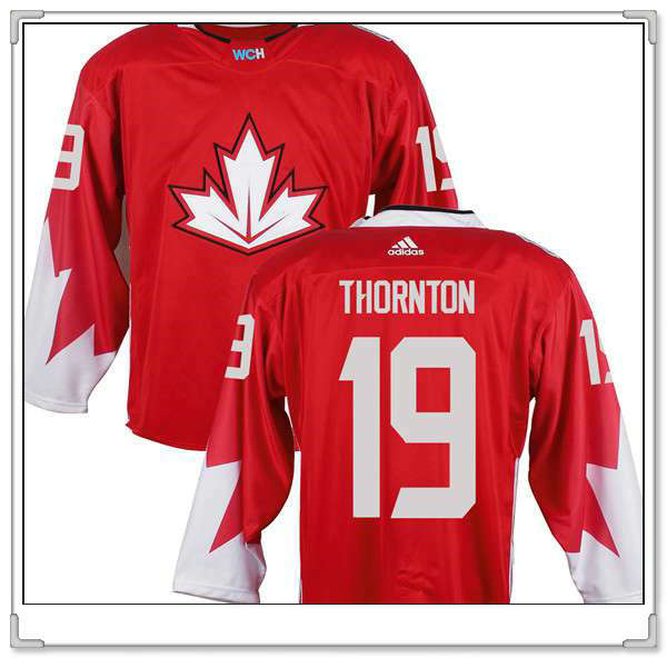 Joe Thornton Team Canada red Game jersey