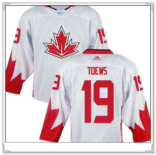 Jonathan Toews Team Canada white Game jersey