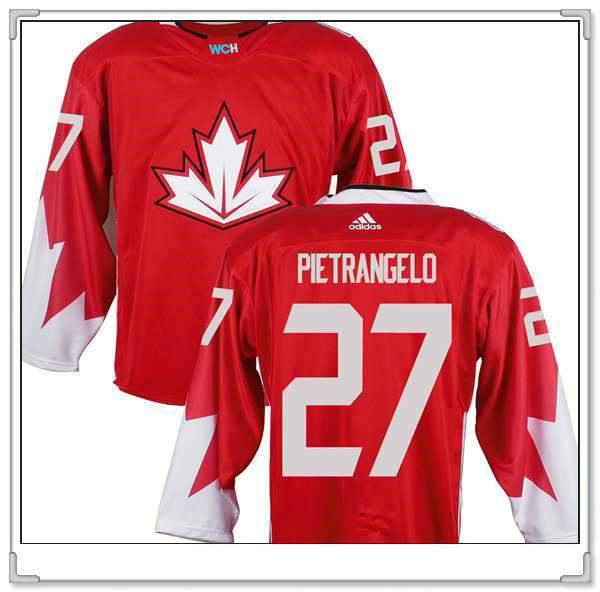 Alex Pietrangelo Team Canada red Game jersey