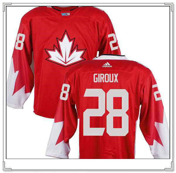 Claude Giroux Team Canada red Game jersey
