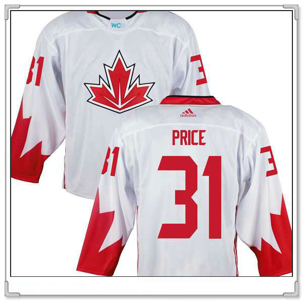 Carey Price Team Canada white Game jersey