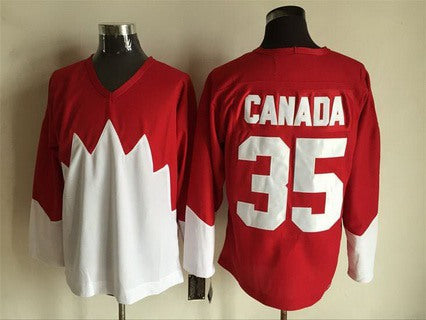 Team Canada red Throwback jersey