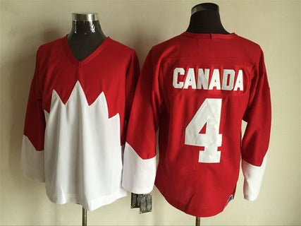 Team Canada red Throwback jersey