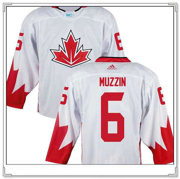 Jake Muzzin Team Canada white Game jersey