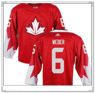 Shea Weber Team Canada red Game jersey