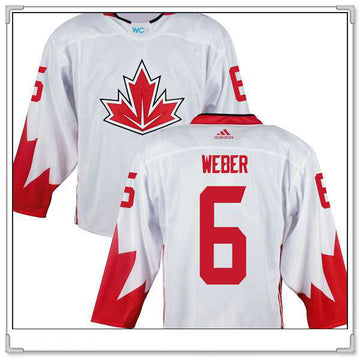 Shea Weber Team Canada white Game jersey