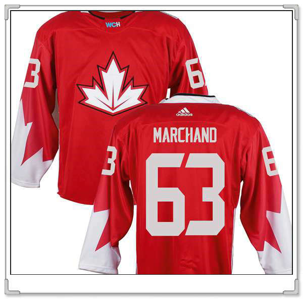 Brad Marchand Team Canada red Game jersey