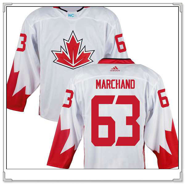 Brad Marchand Team Canada white Game jersey