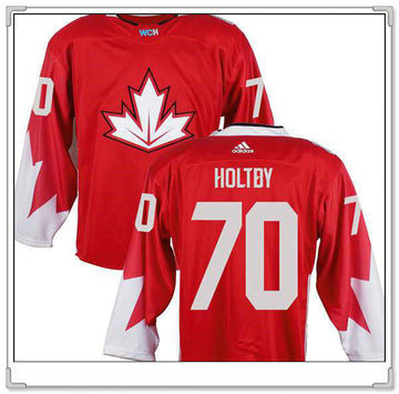 Braden Holtby Team Canada red Game jersey