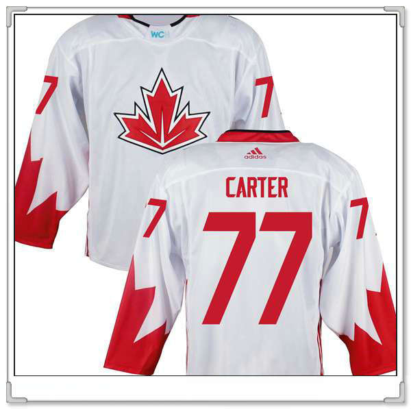 Jeff Carter Team Canada white Game jersey