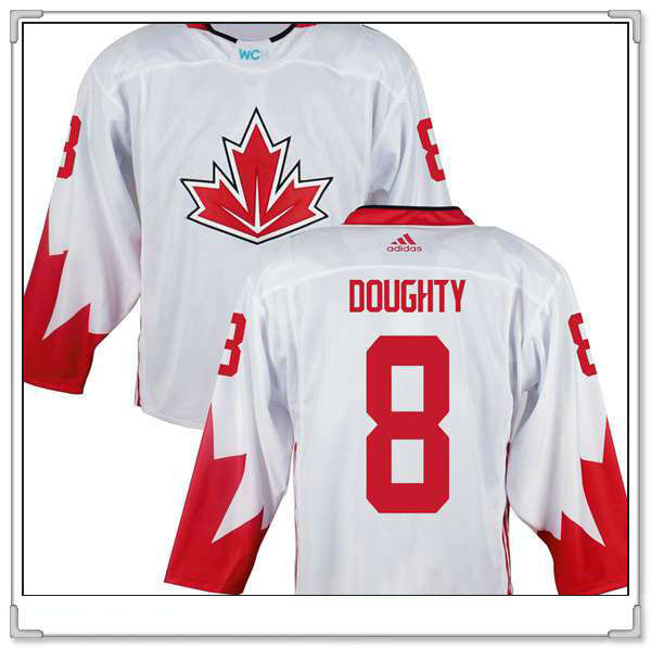 Drew Doughty Team Canada white Game jersey