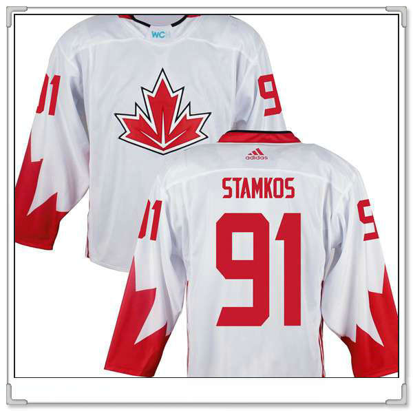 Steven Stamkos Team Canada white Game jersey