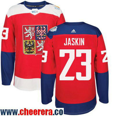 Dmitrij Jaskin Team Czech Republic red Game jersey