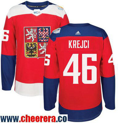 David Krejci Team Czech Republic red Game jersey