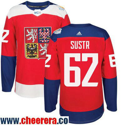 Andrej Sustr Team Czech Republic red Game jersey