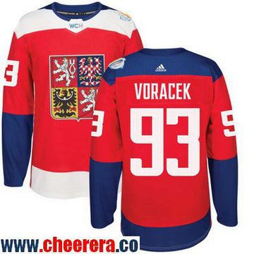 Jakub Voracek Team Czech Republic red Game jersey