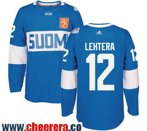 Jori Lehtera Adidas Team Finland blue Game jersey