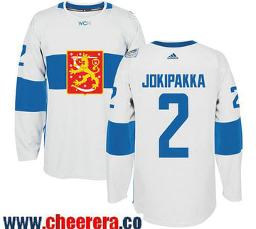 Jyrki Jokipakka Adidas Team Finland white Game jersey