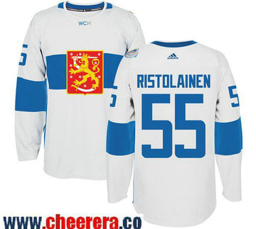 Rasmus Ristolainen Adidas Team Finland white Game jersey