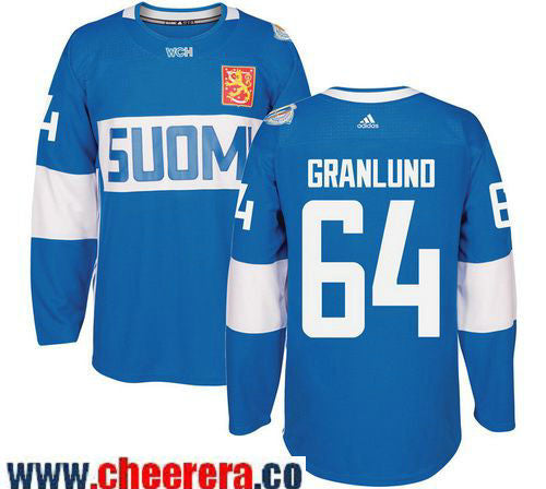 Mikael Granlund Adidas Team Finland blue Game jersey