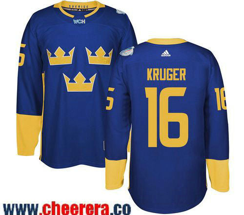 Marcus Kruger Adidas Team Sweden blue jersey