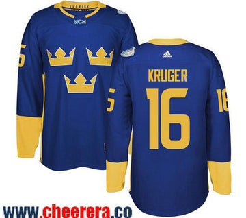 Marcus Kruger Adidas Team Sweden blue jersey