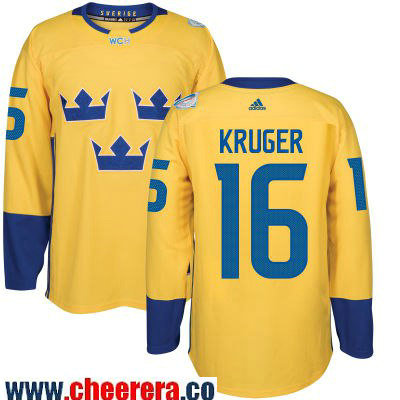 Marcus Kruger Adidas Team Sweden yellow jersey