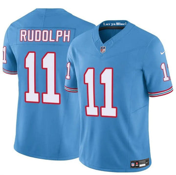 Mason Rudolph Tennessee Titans blue Vapor jersey